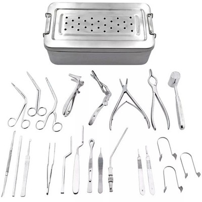  21 Pcs ENT SMR Set Submucous Resection Surgery Septoplasty Nasal Instrument KiT