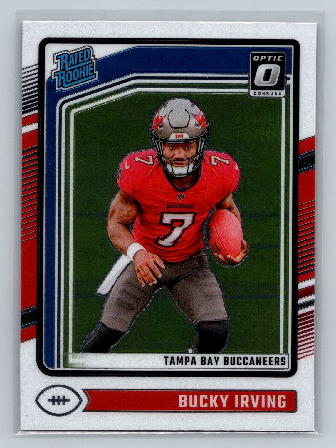 Bucky Irving 2024 Donruss Optic #216 Rookie Tampa Bay Buccaneers
