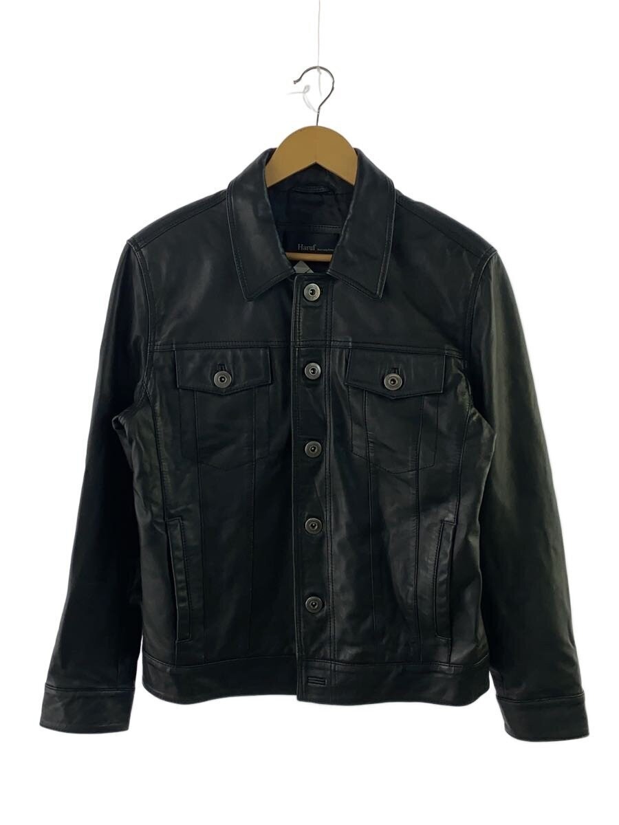 Haruf Leather Jacket Blouson/Xl/Sheep Leather/Blk 3712