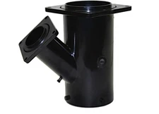 Valterra T1014-1 3" Wye RV Sewer Waste Fitting 3" Bayonet x 3" x 1-1/2" Flanges