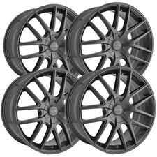 (Set of 4) Touren TR60 16x7 4x100/4x4.5" +42mm Gunmetal Wheels Rims 16" Inch