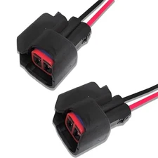 Pack Of Ev6 Ev14 Car Fuel Injector Connector,Fuel Injector Harness Connector 2