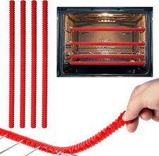 4 Pcs Silicone Oven Rack Guards, 14 Inch Heat Resistant Oven Rack Shields,Oven R