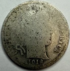 1912 Barber Silver Dime Exact Coin Imaged #BAR212
