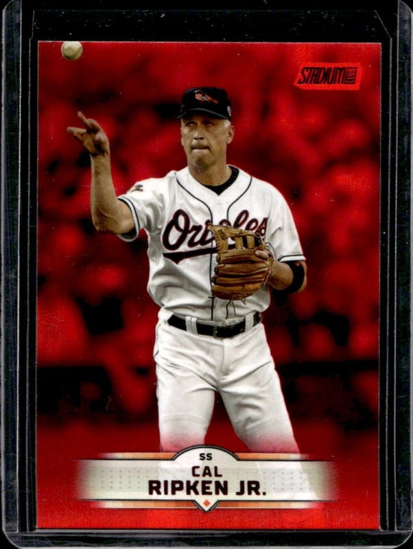 2025 Topps Stadium Club Cal Ripken Jr. Red Foil #19 Orioles