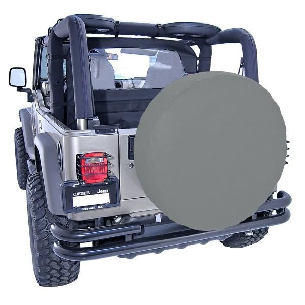 Housse de roue de secours de 30 à 32" grise idéale pour les voyages en camping-car