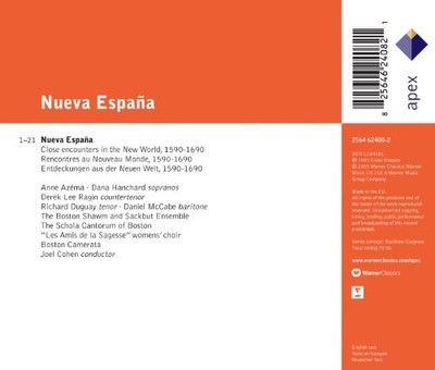 Daniel McCabe - Nueva España: Close Encounters In The... - Daniel McCabe CD 54VG