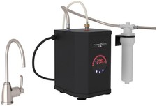 Perrin  Rowe Holborn C-Spout Hot Water Faucet, Tank And Filter Kit