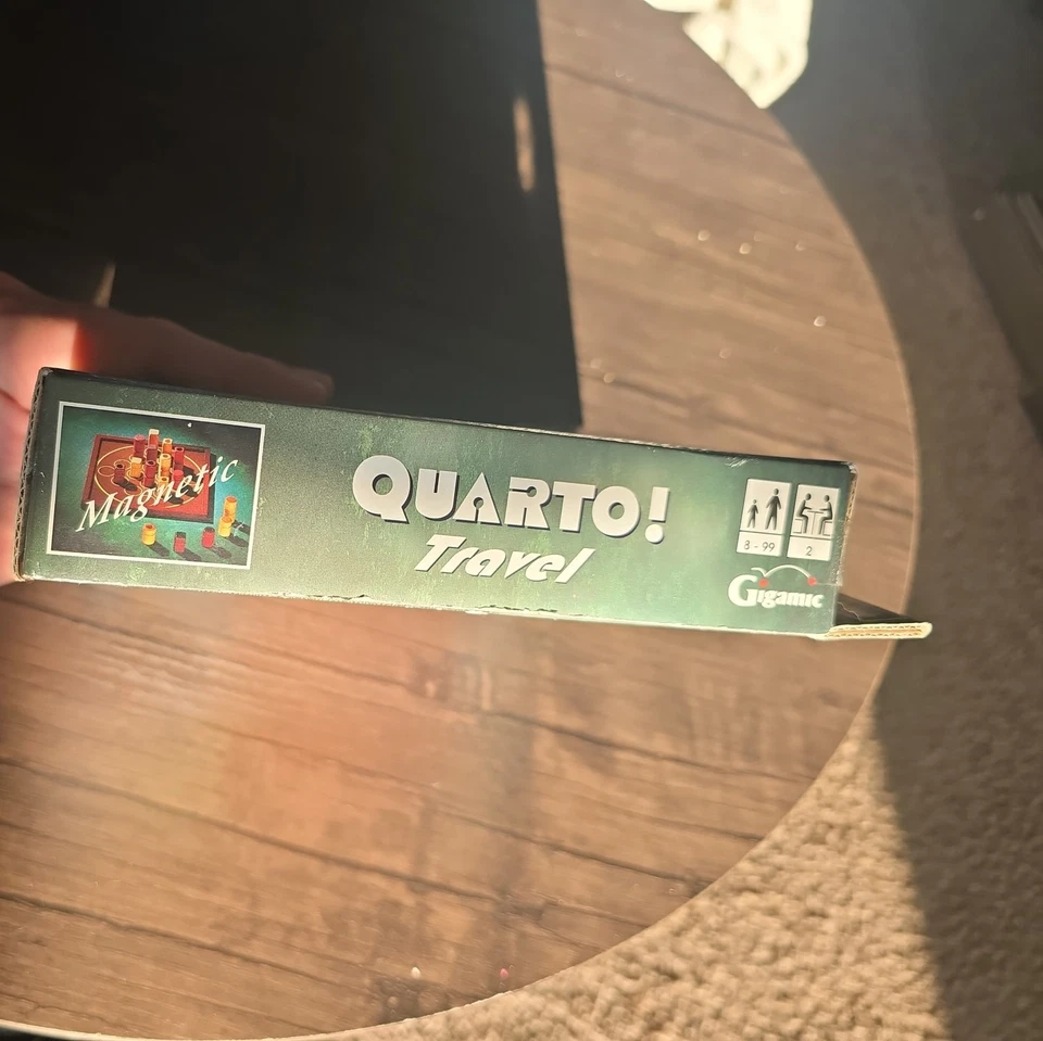 Quarto! Travel Board Game Wooden Travel Edition 1991 Gigamic sealed - Image 3 of 4