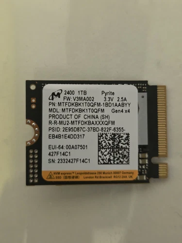 Official Steam Deck + Steam Deck OLED 1TB M.2 2230 Internal SSD - NEW 📦 24HR