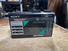 Sony Walkman WM-F18/F28 Cassette Player FM/AM Radio Japan Tested Working