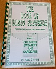 Basic Book 2 of  Children's Cardigans Sweaters by Anna Stevens - 4.5 Gauge MK