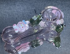 Pipa para fumar de vidrio Sanrio And Friends My Melody casa núcleo rana mariposa rosa