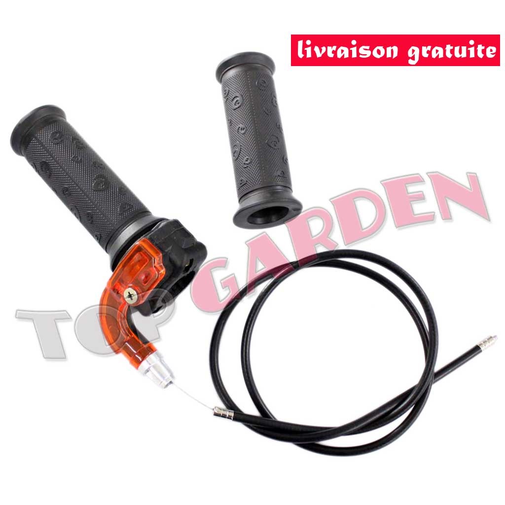 SOAJEE Poignée D'accélérateur Pour Moteur 4 Temps CRX50 47 Cc, 49