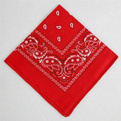 Au BANDANAS Paisley COTTON Head Wrap Paisley Bandannas Bandana Summer Scarf - Picture 19 of 35