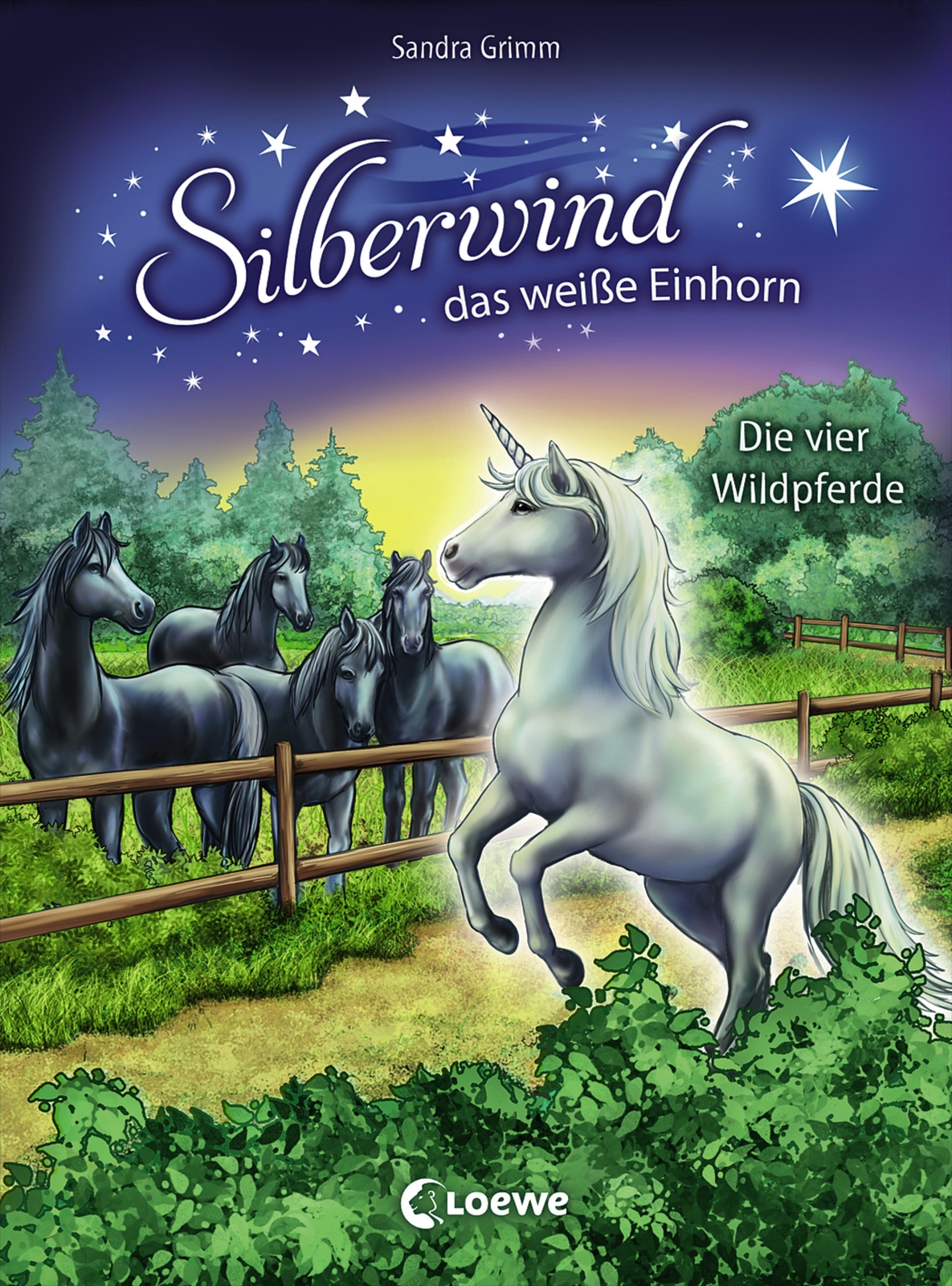 Thumbnail - Silberwind, Das Weiße Einhorn - Die Vier Wildpferde Sandra Grimm