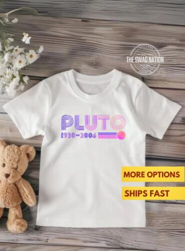 Funny Pluto Toddler Tee, Never Forget Ultra Soft Youth Tee