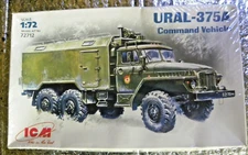 ICM, URAL-375A Command Vehicle Military Model Kit Sealed FREE SHIPPING