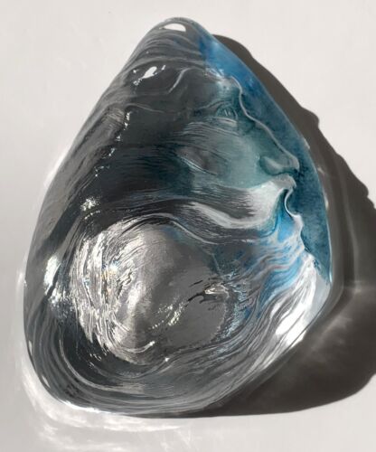 Mats Jonasson (Swedish ,1945) Poseidon Delight Crystal Signed Candle Holder - Picture 5 of 20