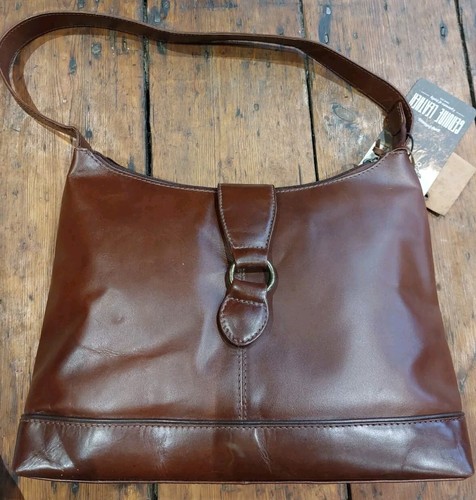 Brand New With Tags Rowallan Brown Leather Shoulder Bag 'Ideal Gift' - Picture 2 of 10