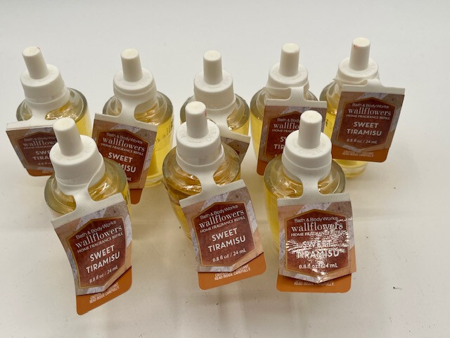 x8 Bath & Body Works Sweet Tiramisu Wallflower Refill Bulb Lot