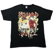Vintage Squad Taz Bugs Bunny T Shirt Youth XL Old School Black