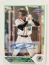 2023 Topps Pro Debut Danyer Cueva Rookie Auto #PD-2 Ducks - Texas Rangers