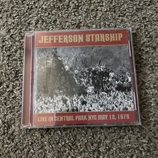 Live in Central Park, NYC May 12, 1975 by Jefferson Starship (CD 