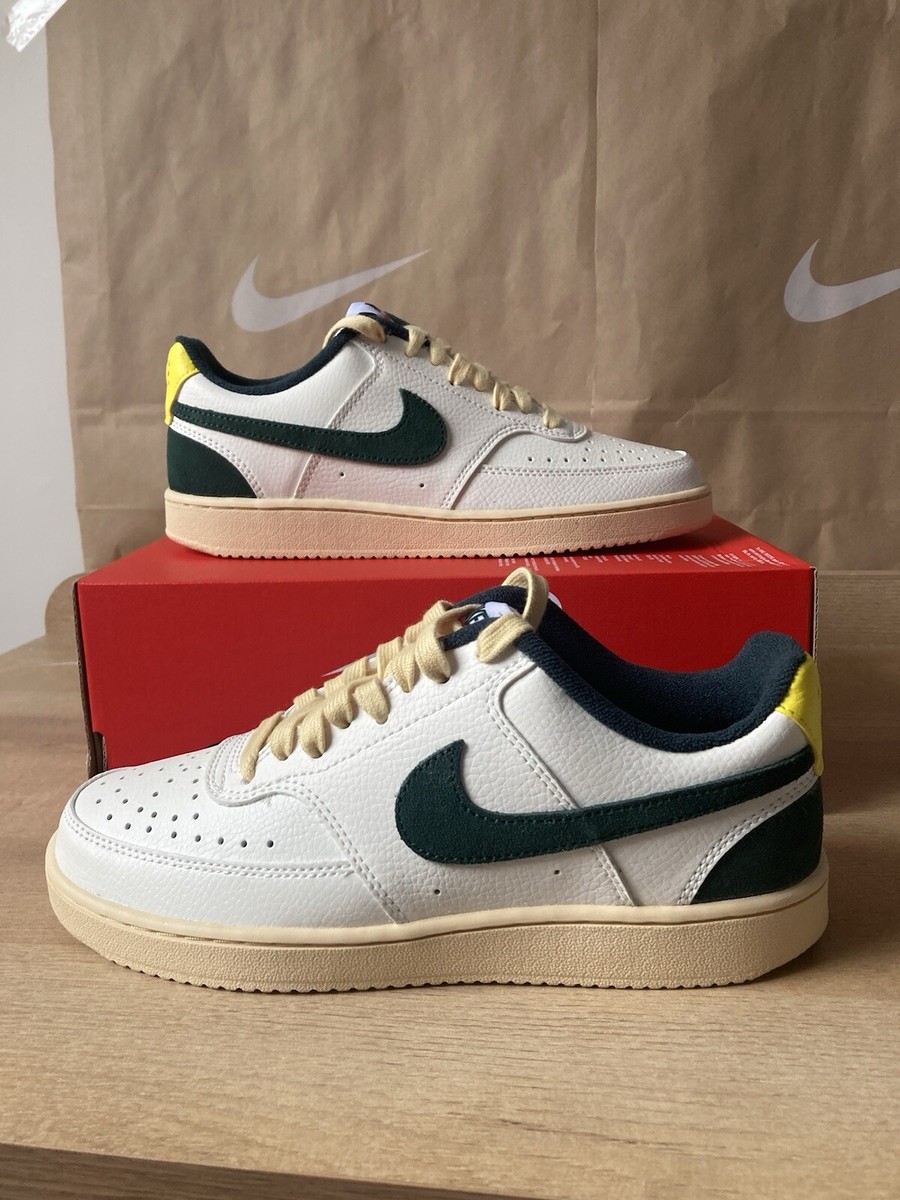 nike tan court vision low trainers