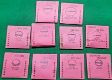 Vintage NOS Electro-Cylinder CO-series Fancy Watch Acrylic Crystal--Choose Size