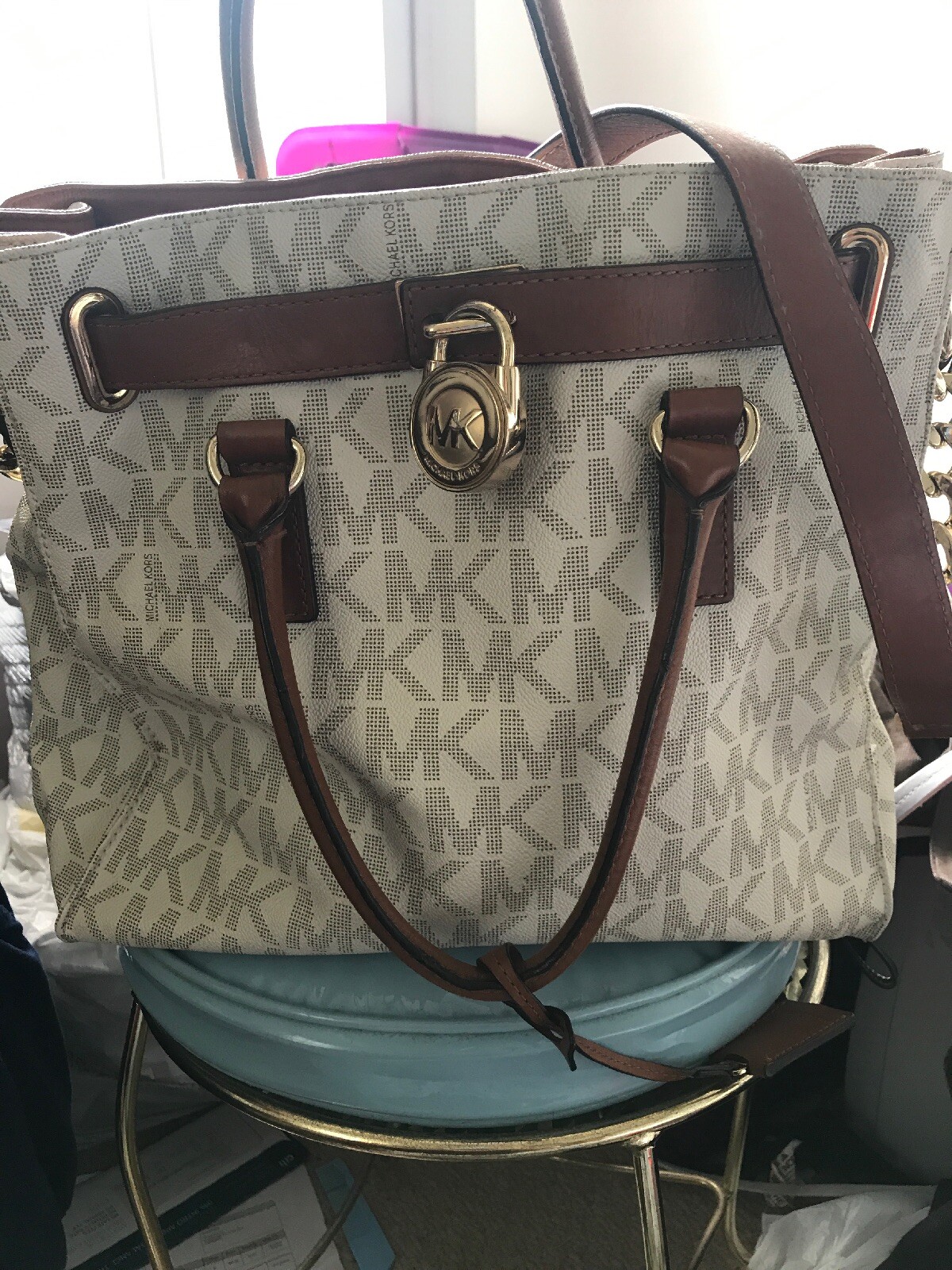 Gorgeous Michael kors hamilton Monogram Large-non Outlet | eBay