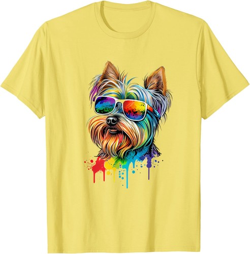 Yorkshire Terrier Dog Lover Yorkie Mom T-Shirt Hoodie - Picture 10 of 10