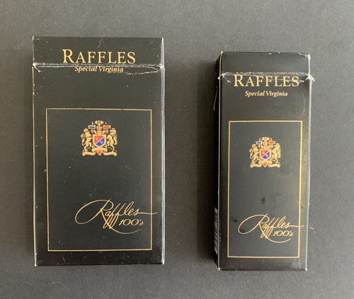 Raffles (Philip Morris) Empty cigarette packets. 1x20s/1x10s. (24) - Picture 2 of 4