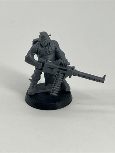 Warhammer 40K Chaos Space Marine Cultist Helot Heavy Stubber Necromunda