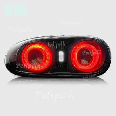 Smoked Black LED Rear Lamps Taillights Dynamic For Mazda MX-5