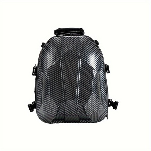 15-20L Expandable Motorcycle Backpack Helmet Bag Tail Bag Hard Shell Crossbody×1 - Picture 12 of 15