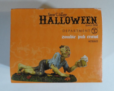 Dept 56 Halloween Village Zombie Pub Crawl #4036601 | eBay