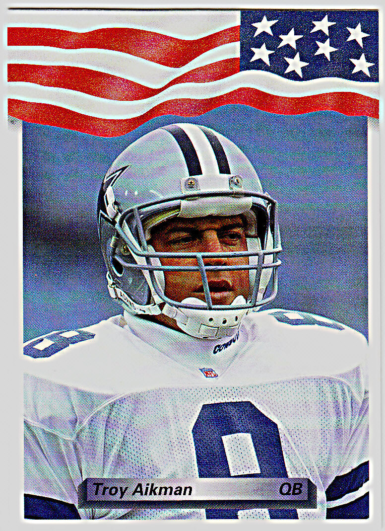 1992 AW SPORTS #130 TROY AIKMAN Dallas Cowboys Football Card | eBay