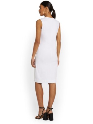 grey smart dresses Thats So Fetch | Shaylan Dress | Light Grey