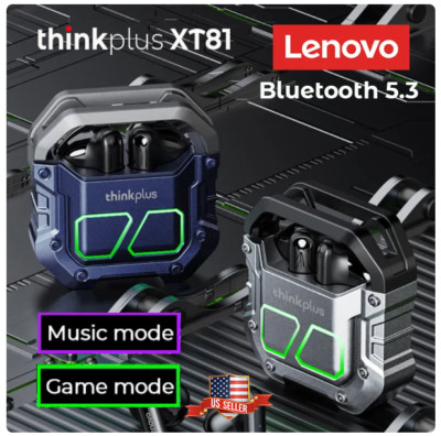 Lenovo BT Earphone Thinkplus TWS5.0 True Stereo Sports / Game Earphone *NEW*