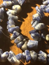 Lapis Lazuli Chip Beads Jewelry Making Supplies 20  Strand 5 - 8mm