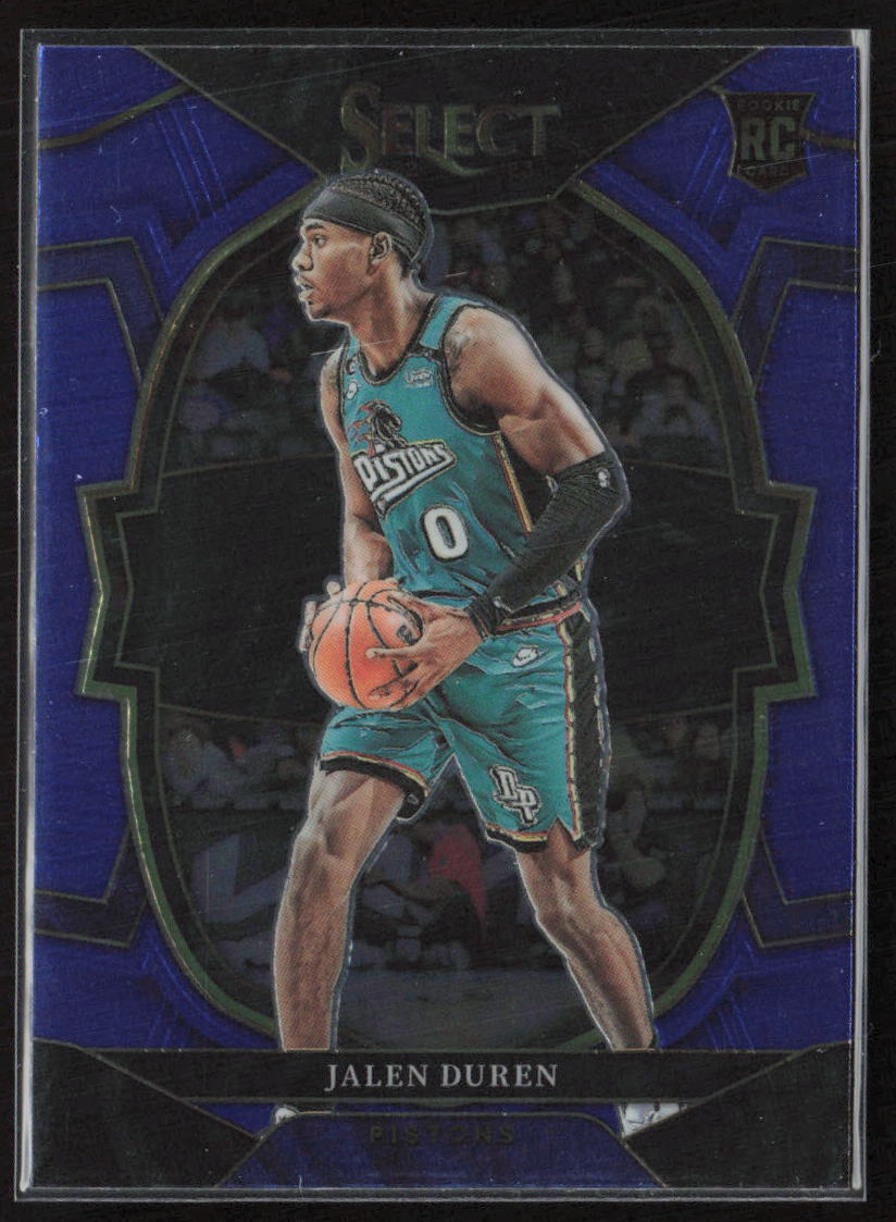 2022-23 Panini Select #98 Jalen Duren Blue (Retail Base)
