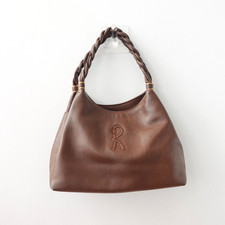 Brown Bucket Leather Bag Italian Soft Slouchy Luxury Roberta Di Camerino Italy