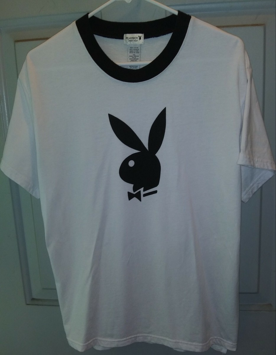 Vintage Playboy Bunny Ringer T Shirt Adult Sm/Med GUC | eBay