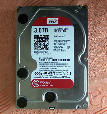 Western Digital WD30EFRX 3TB HDD （23） Amazon.com: WESTERN DIGITAL WD30EFRX RED 3TB IntelliPower