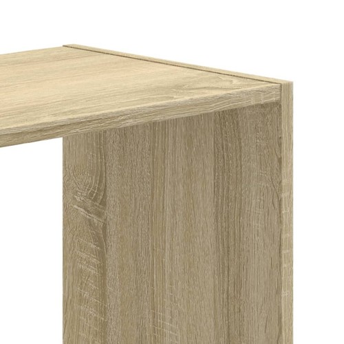 Bücherregal Sonoma-Eiche 102x32x102 cm Holzwerkstoff - Bild 7 von 10