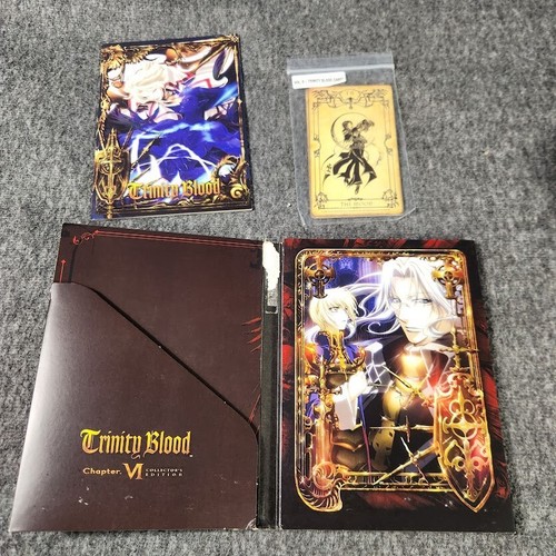 Trinity Blood Complete Series 1-5 Collectors Edition 6 With Booklet and Cards - Picture 17 of 22
