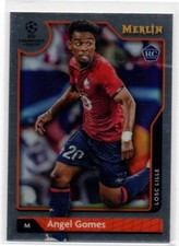 2021-22 Topps Merlin Soccer #127 Angel Gomes LOSC LILLE Rookie Card 91. rookie card picture