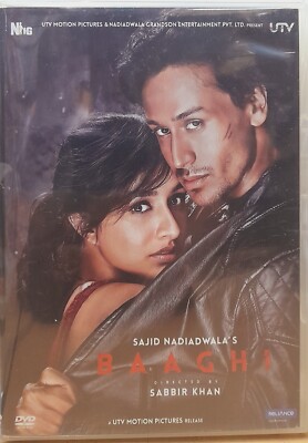Baaghi Tiger Shroff, Shraddha Kapoor Bollywood Hindi Movie DVD