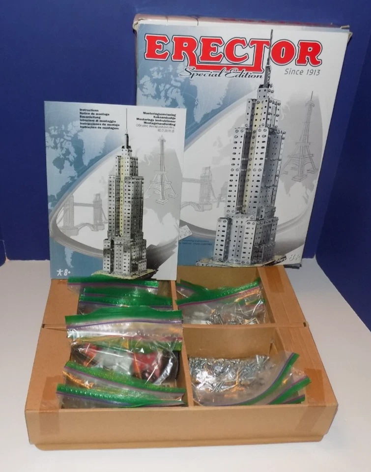 Erector Set NY Empire State Building Special Edition Meccano See Description - Image 2 of 4